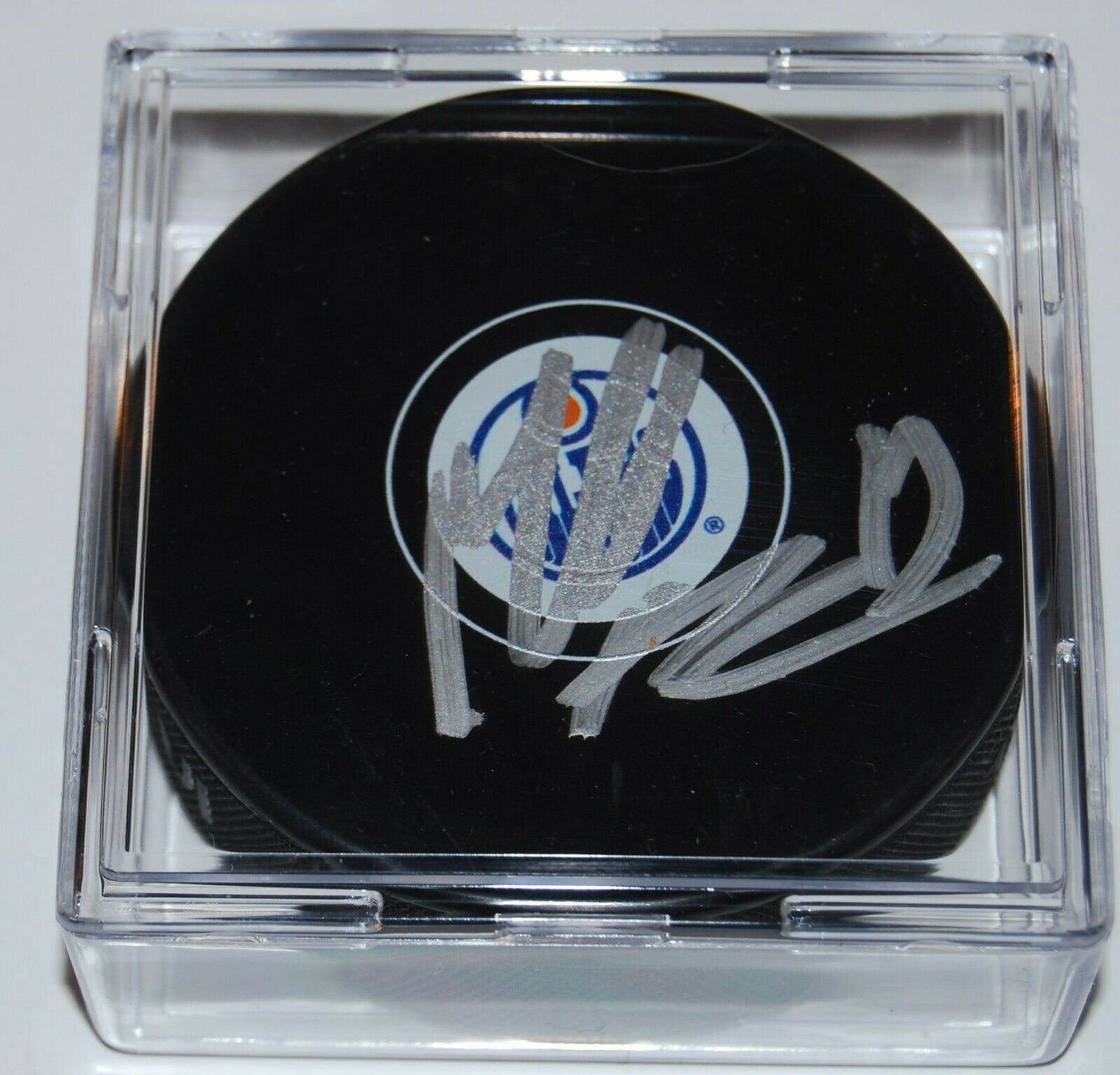 Mikko Koskinen Signed Edmonton Oilers Autographed Hockey Puck W Coa