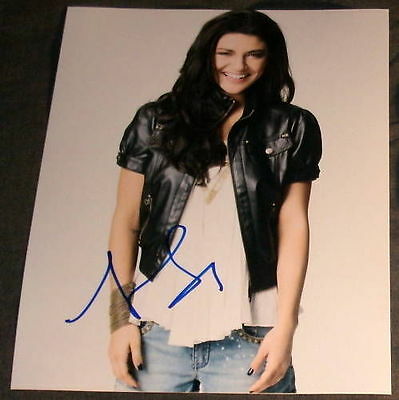 Jessica Szohr Signed Autograph Sexy Leather Babe Photo Collectible