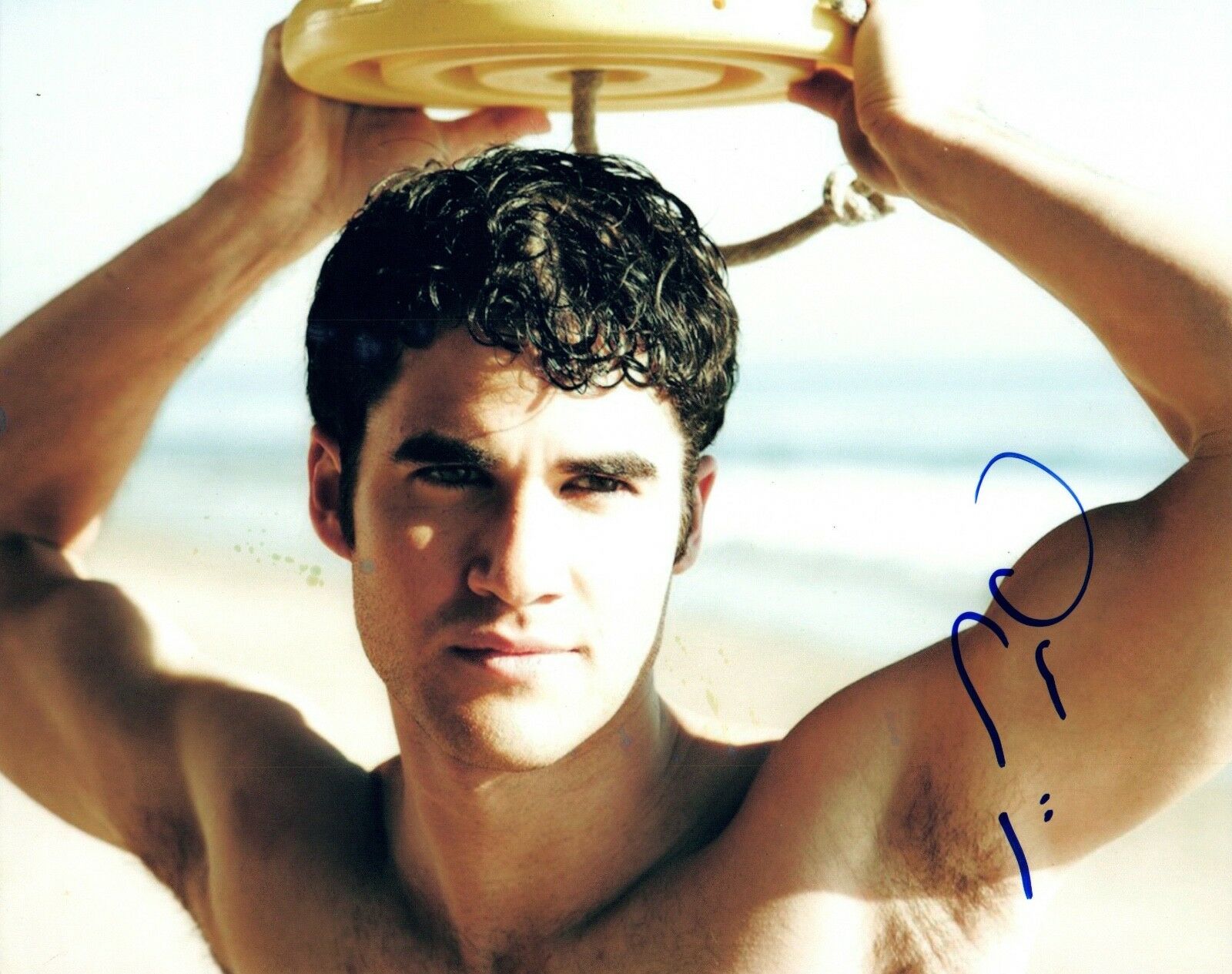 Darren Criss Signed Autograph X Photo Glee Hot Sexy Actor Shirtless