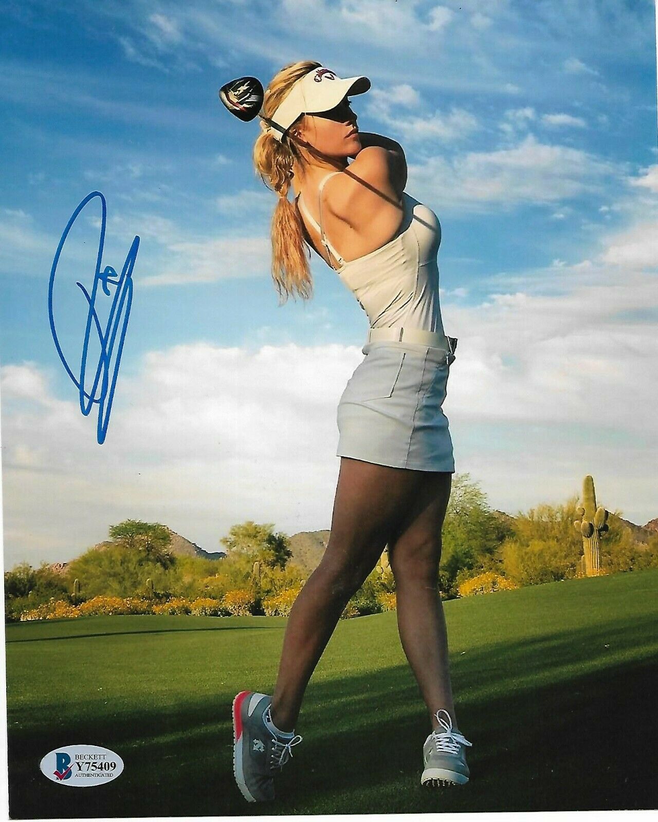 Paige Spiranac Autographed Signed Lpga Golf Hot Sexy Bas X Photo 106368