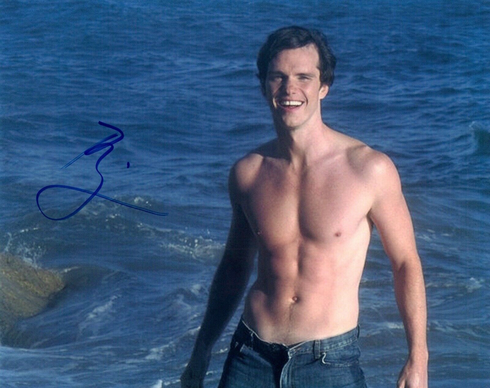 Peter Paige Signed Autographed 8x10 Photo Hot Shirtless Pose QUEER AS