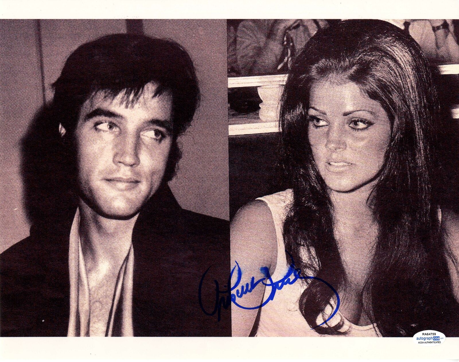 Priscilla Presley Autographed Signed X Photo Elvis Presley Wife