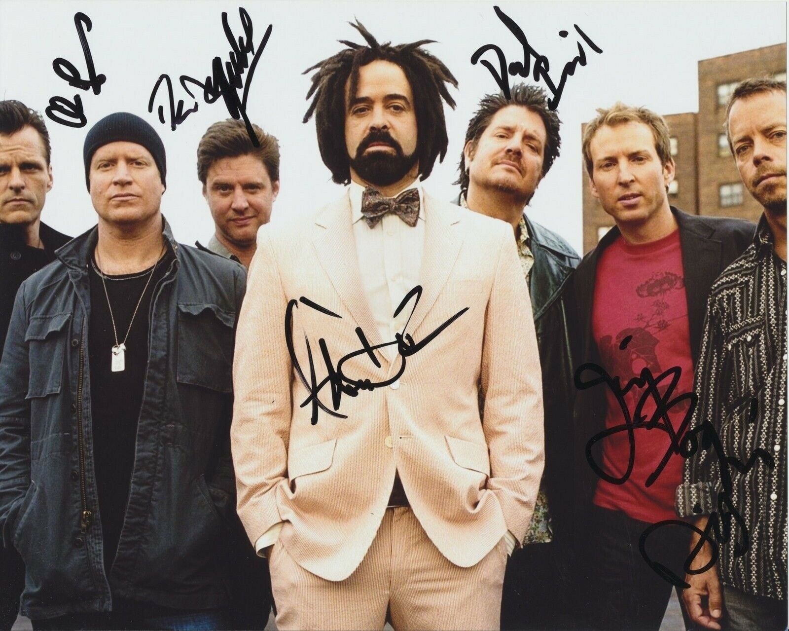 COUNTING CROWS SIGNED 8X10 PHOTO Autographia