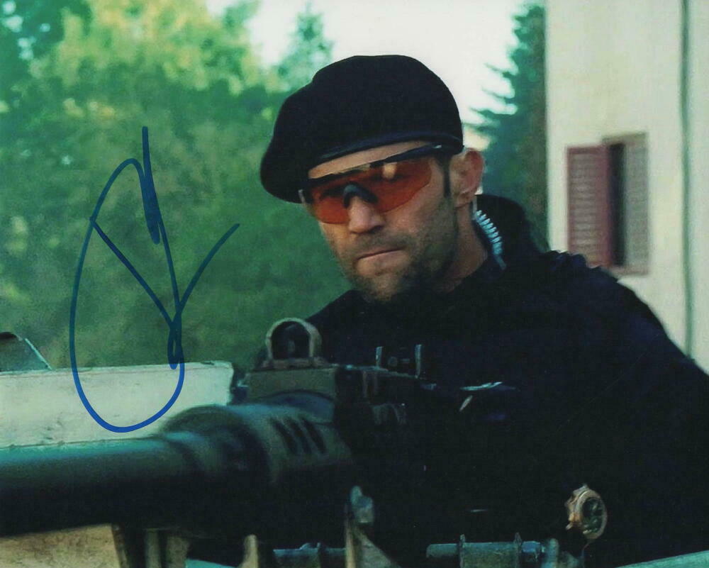 Jason Statham Signed Autograph X Photo The Expendables Hobbs