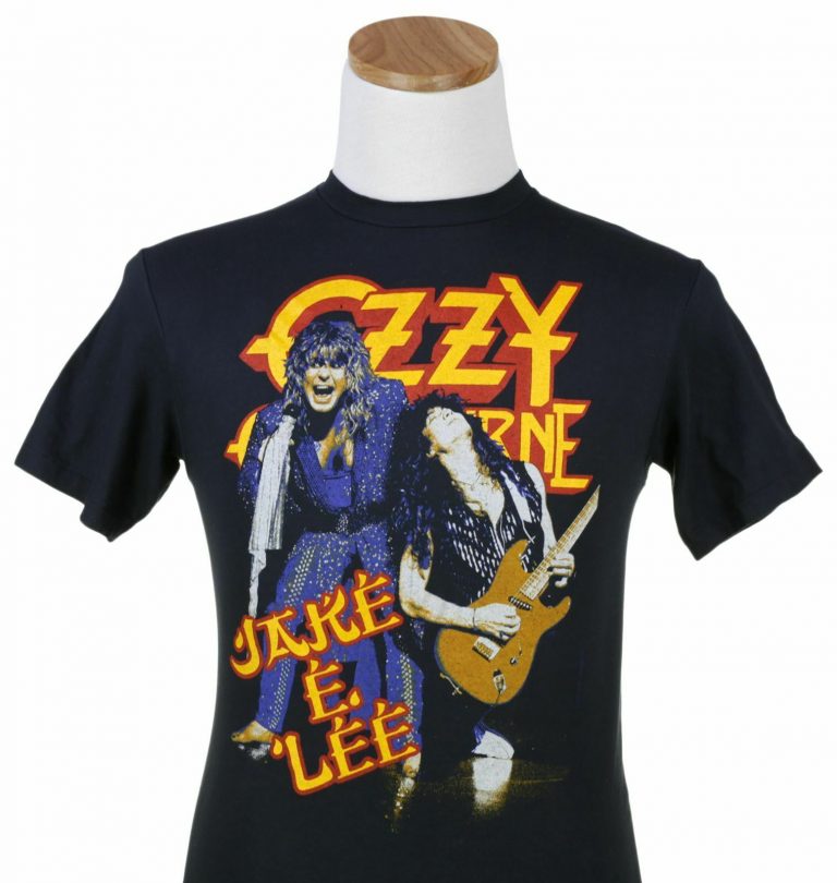 Ozzy Osbourne Jake E Lee 1986 Ultimate Sin Tour Vintage T Shirt Men M