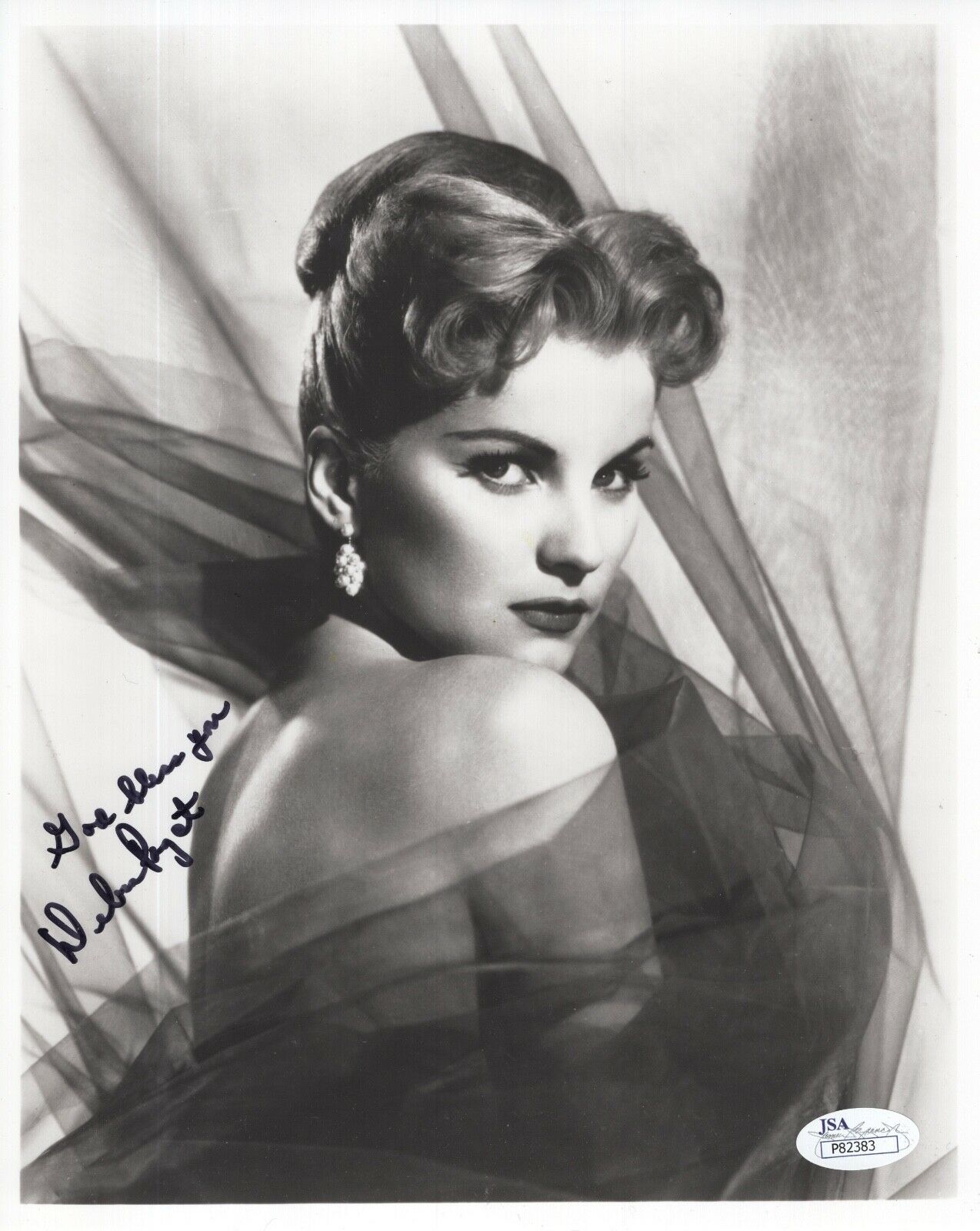 Actress Debra Paget Rare Vintage Signed Studio Photo Hot Sex Picture