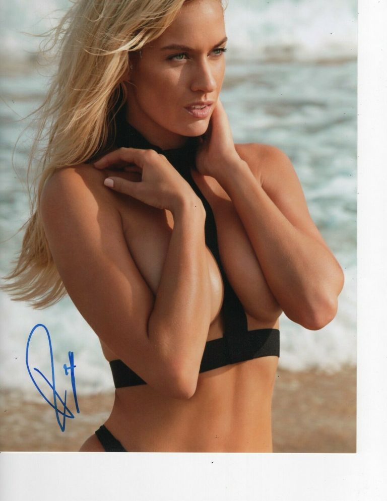 Lpga Golfer Pointsbet Model Paige Spiranac Signed Close Up X