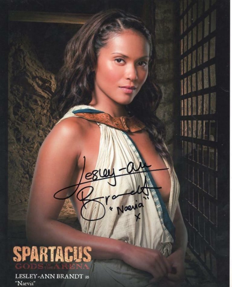 Lesley Ann Brandt Naevia Spartacus Signed Autographed X Photo W Coa