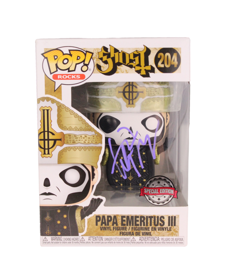 Tobias Forge Signed Autograph Funko Pop Ghost Papa Emeritus Special