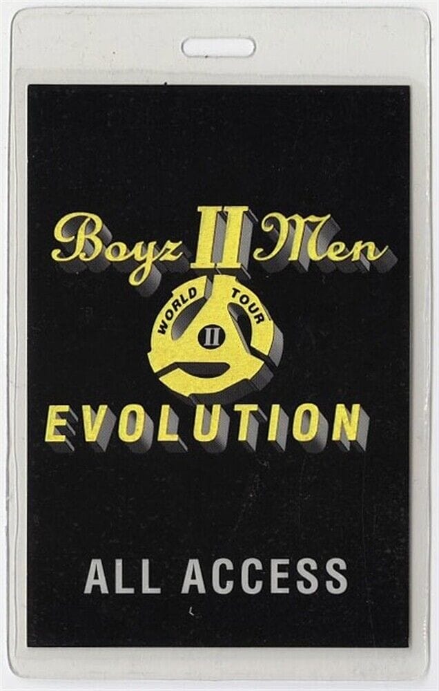 Boyz Ii Men Evolution Concert Tour All Access Laminated Backstage