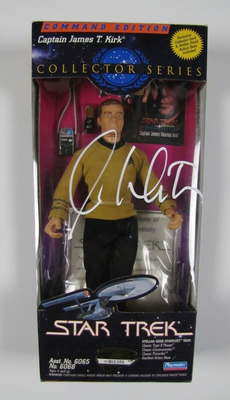 William Shatner Signed Autograph Jsa Action Figure Playmates Star