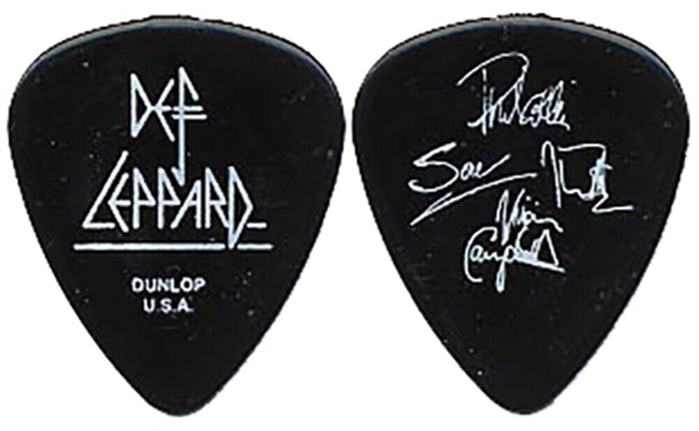 Def Leppard Yeah Concert Tour Custom Stage Band Signatures Guitar