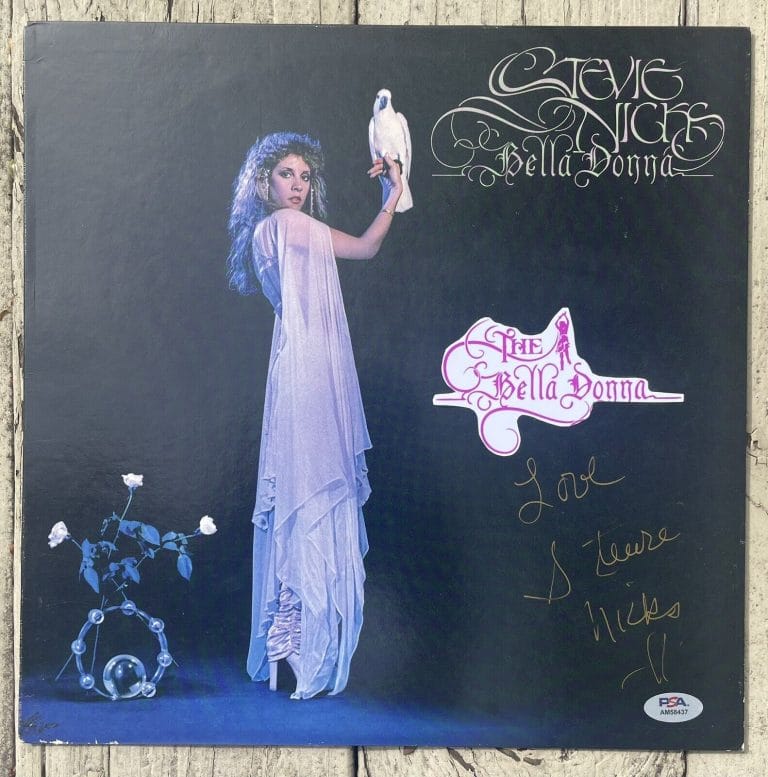 Fleetwood Mac Stevie Nicks Signed Autographed Bella Donna Vinyl Album