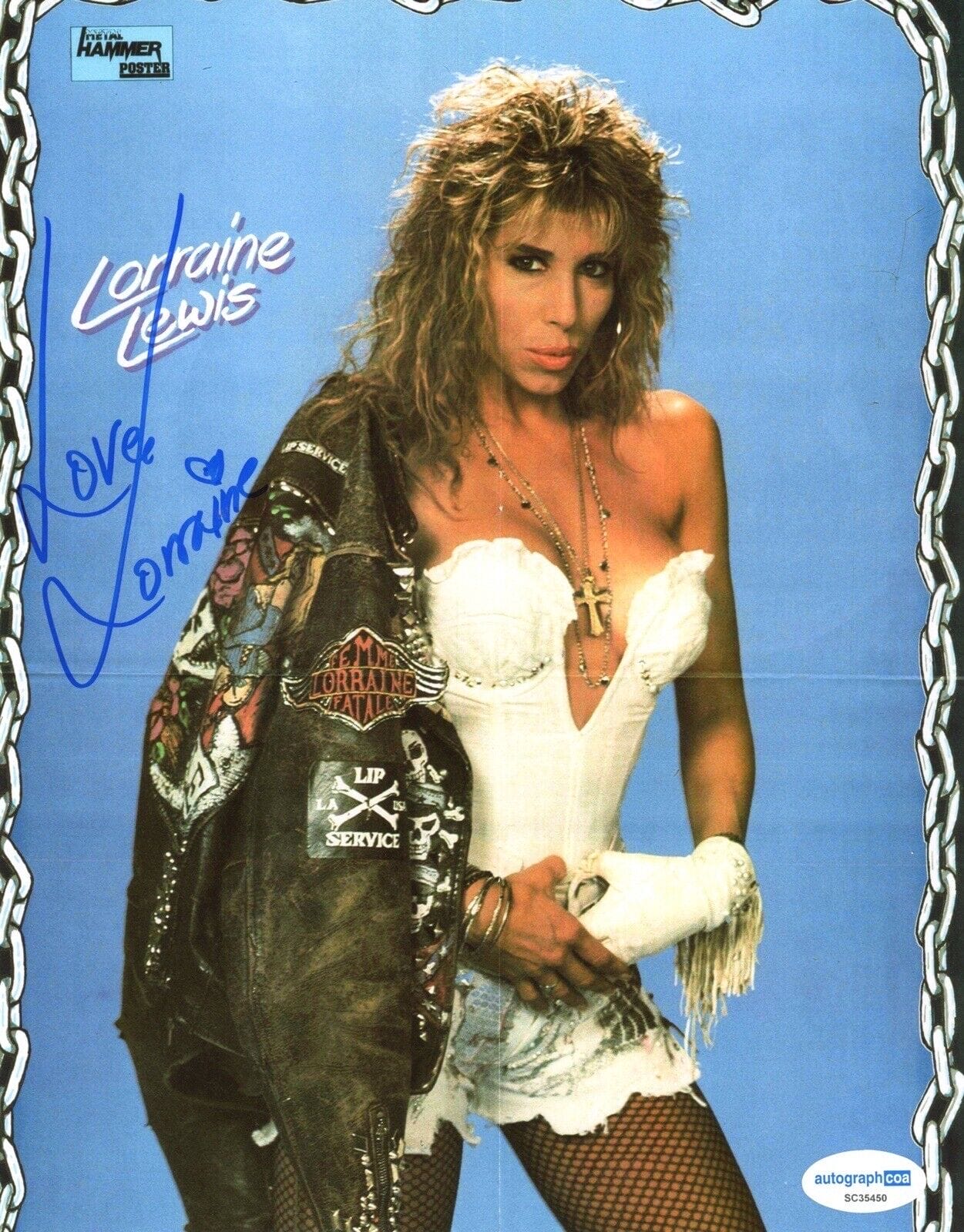 New ListingLORRAINE LEWIS VIXEN SIGNED AUTOGRAPH 8x10 PHOTO PICTURE