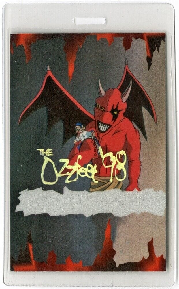 Ozzy Osbourne Tool Megadeth Ozzfest Concert Tour Laminated