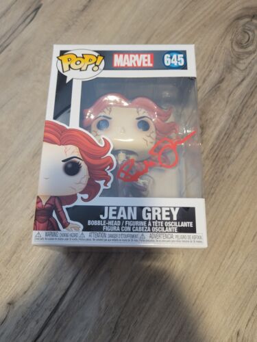 FAMKE JANSSEN JEAN GREY MARVEL 645 X MEN SIGNED AUTOGRAPHED FUNKO POP