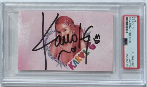 Karol G Signed Ma Ana Ser Bonito Bichota Season Autographed Picture