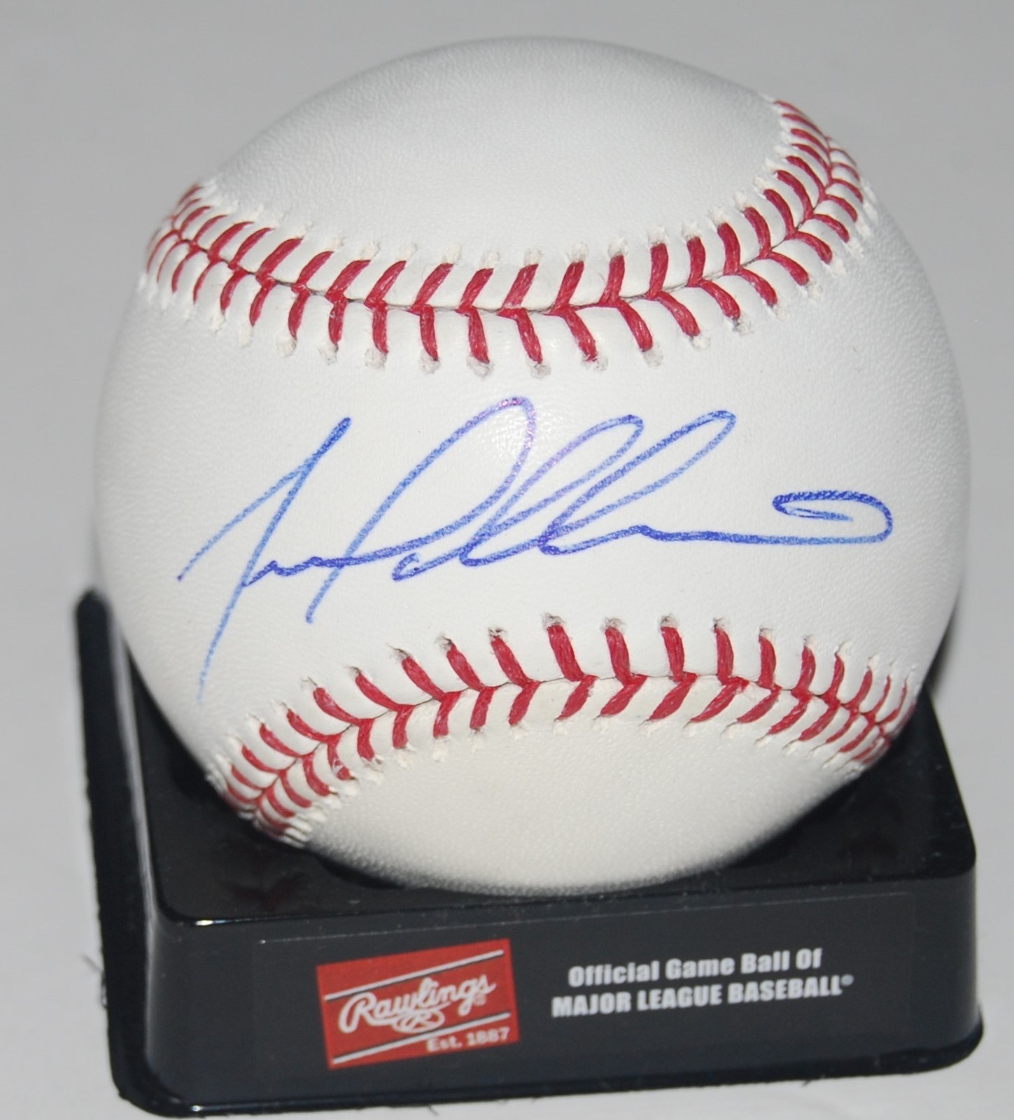 YOVANI GALLARDO SIGNED OML BASEBALL *SEATTLE MARINERS* W/COA AUTOGRAPHED  COLLECTIBLE MEMORABILIA