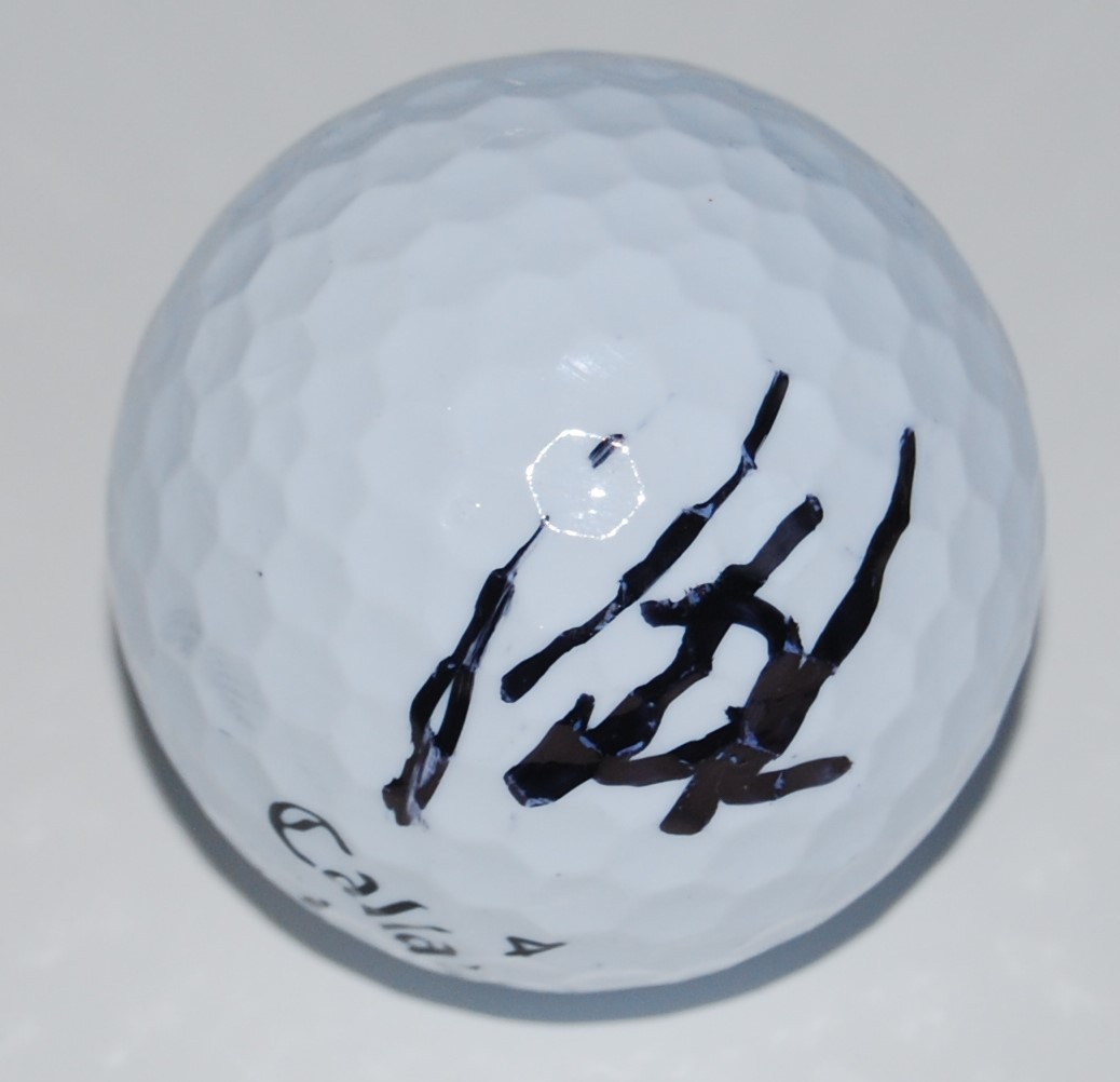 PATRICK REED signed (PGA GOLF BALL) *RYDER PRESIDENT CUP* W/COA MASTERS Collectible Memorabilia