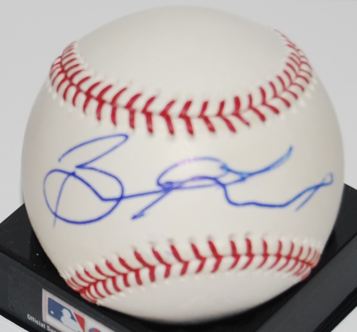 BRAD LINCOLN signed OML baseball *BLUE JAYS* autographed W/COA (PIRATES) Collectible Memorabilia