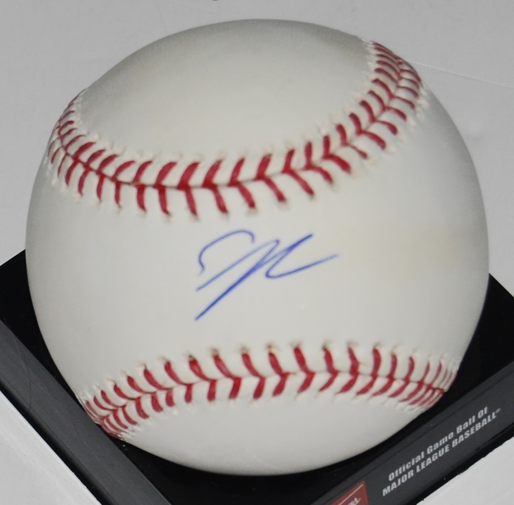 EDWIN JACKSON signed OML BASEBALL (WASHINGTON NATIONALS) W/COA *CUBS WHITE SOX* Collectible Memorabilia