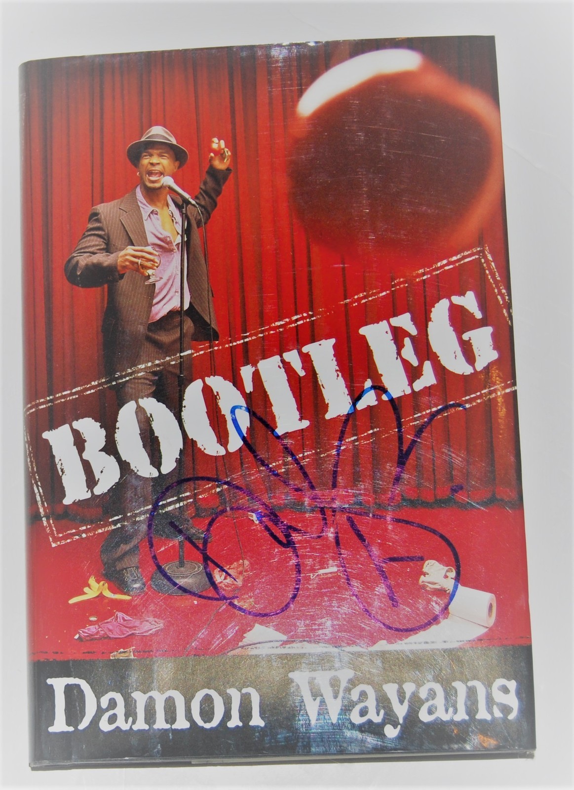 DAMON WAYANS signed (BOOTLEG) HARDCOVER *DUST JACKET* BOOK W/COA Collectible Memorabilia