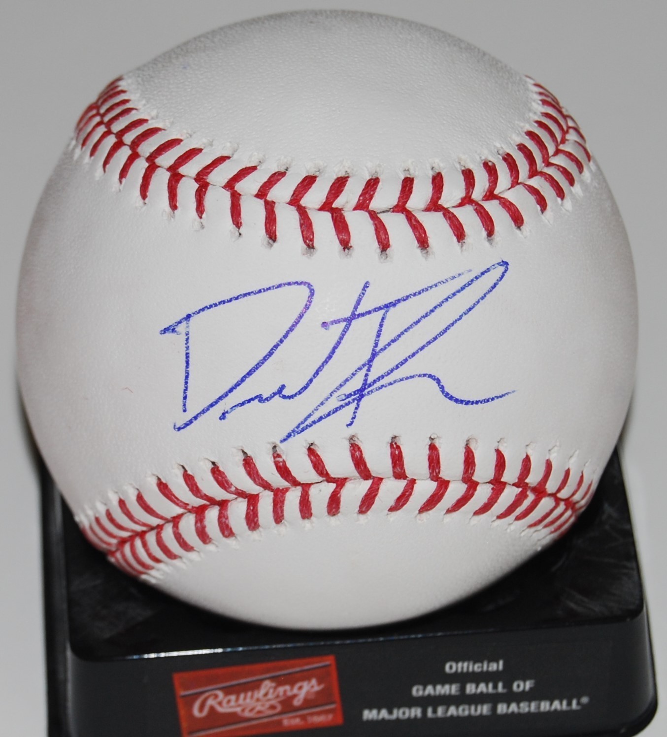 DAVID THOMPSON signed (NEW YORK METS) Official Major League baseball W/COA Collectible Memorabilia