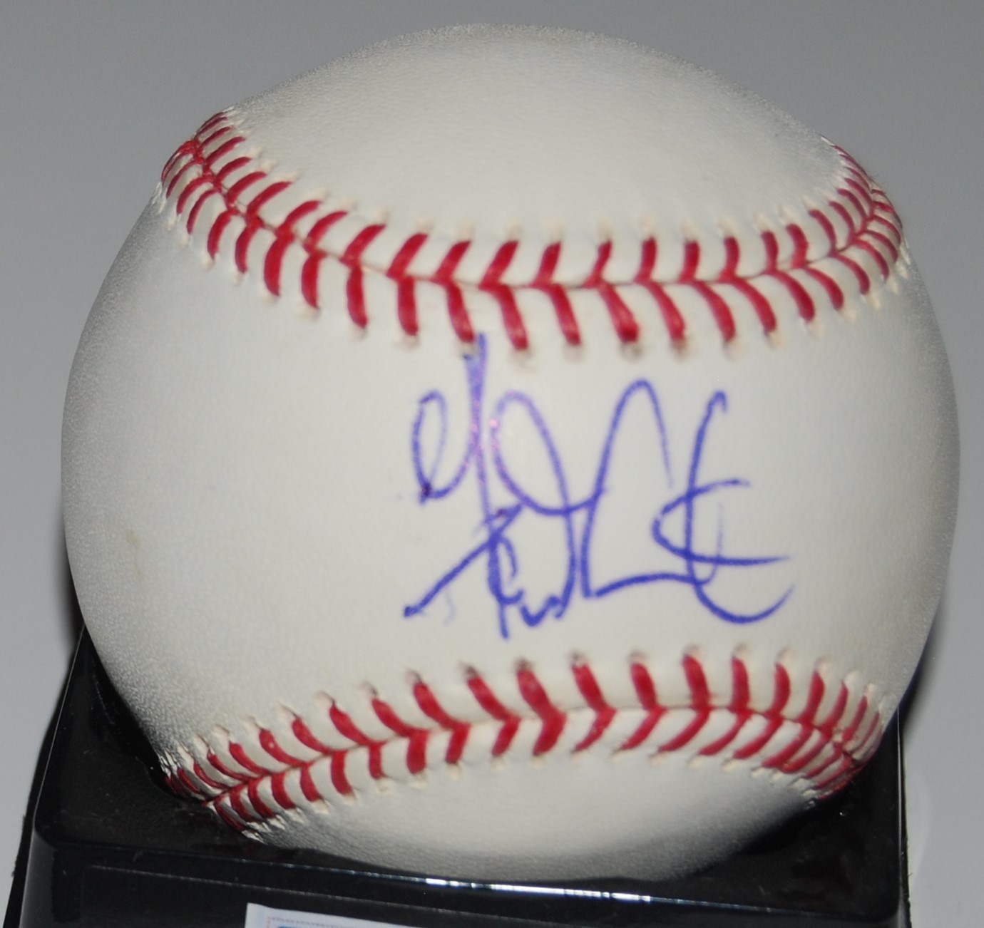 GARRETT ATKINS signed (COLORADO ROCKIES) Official Major League baseball W/COA Collectible Memorabilia