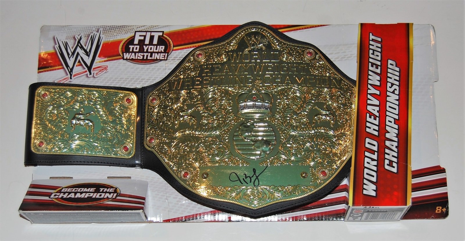 JBL JOHN LAYFIELD signed (WWE HEAVYWEIGHT) *WRESTLING* CHAMPIONSHIP BELT W/COA Collectible Memorabilia