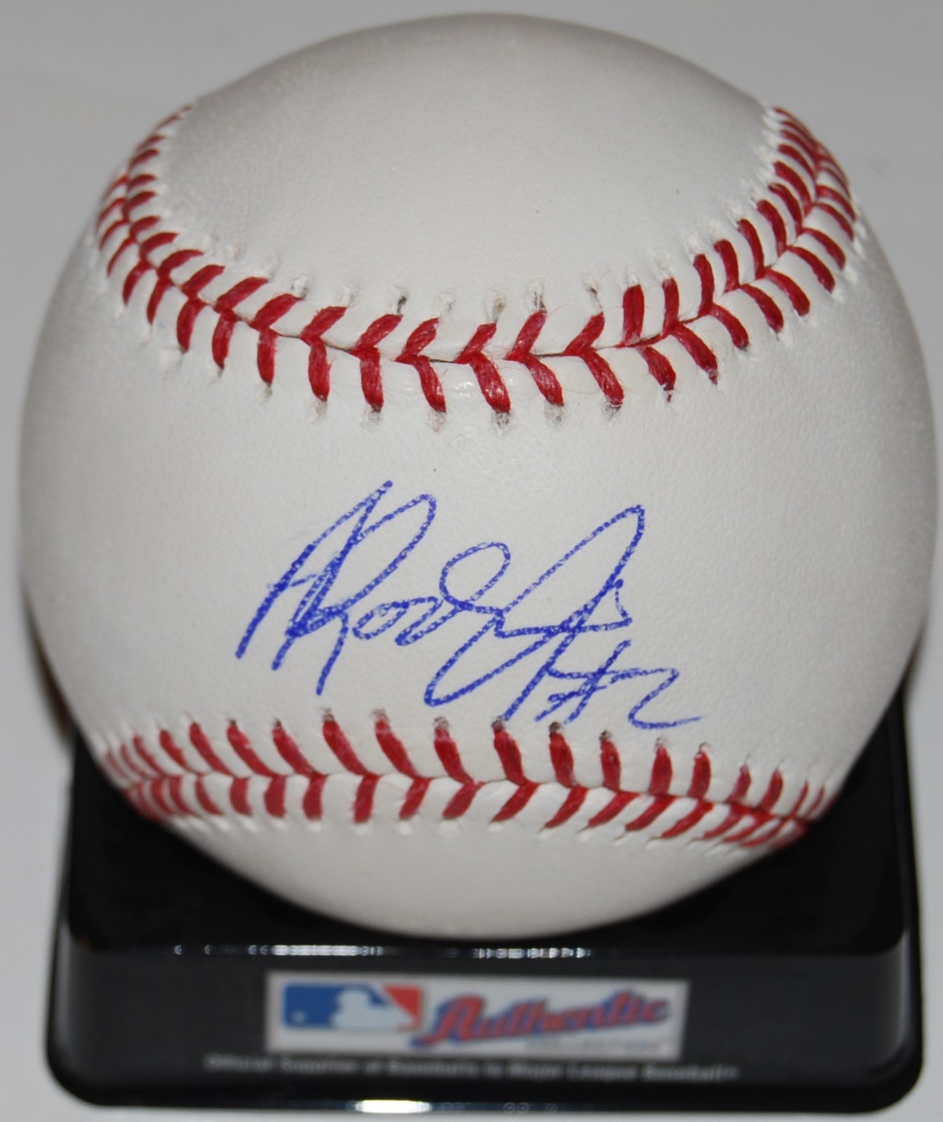 ALFREDO RODRIGUEZ signed OML Major League baseball (CINCINNATI REDS) W/COA Collectible Memorabilia