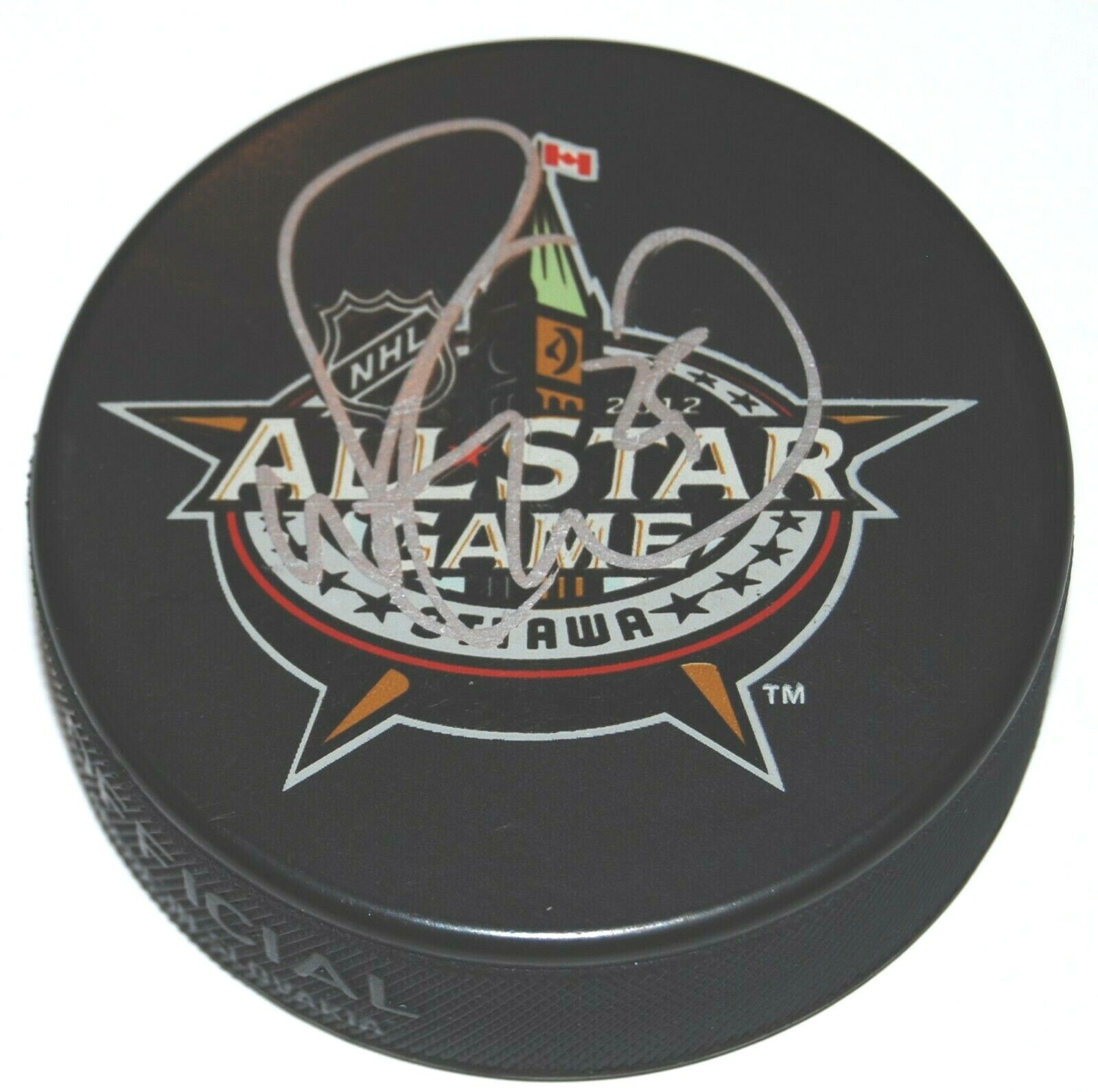 MIKE GREEN signed (DETROIT RED WINGS) autograph 2011 All Star hockey puck W/COA Collectible Memorabilia