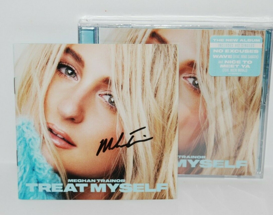 MEGHAN TRAINOR signed (TREAT MYSELF) autograped CD cover WITH NEW SEALED CD! #2 Collectible Memorabilia
