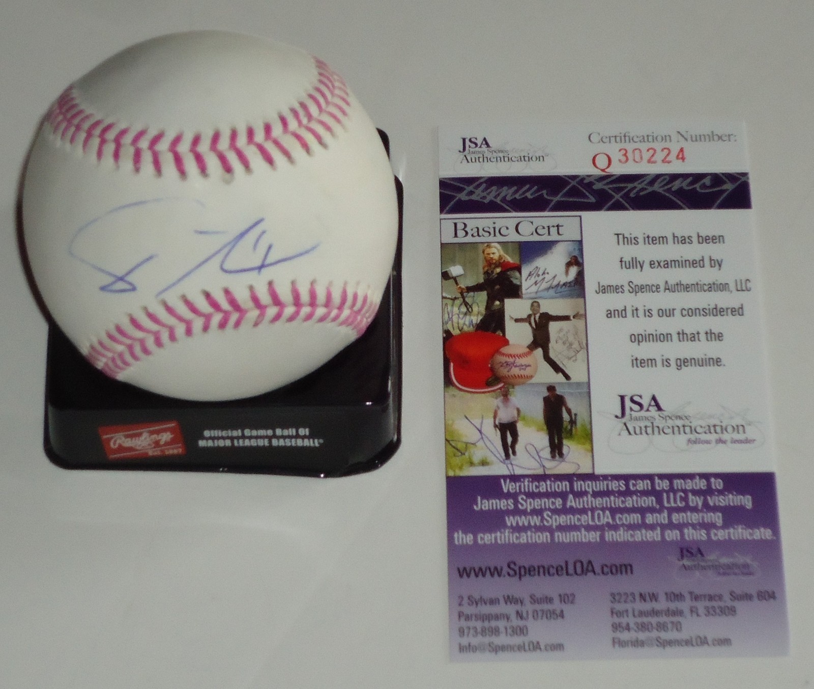 YU DARVISH SIGNED OML MOTHERS DAY BASEBALL (CHICAGO CUBS) JSA AUTHENTIC Q30224  COLLECTIBLE MEMORABILIA