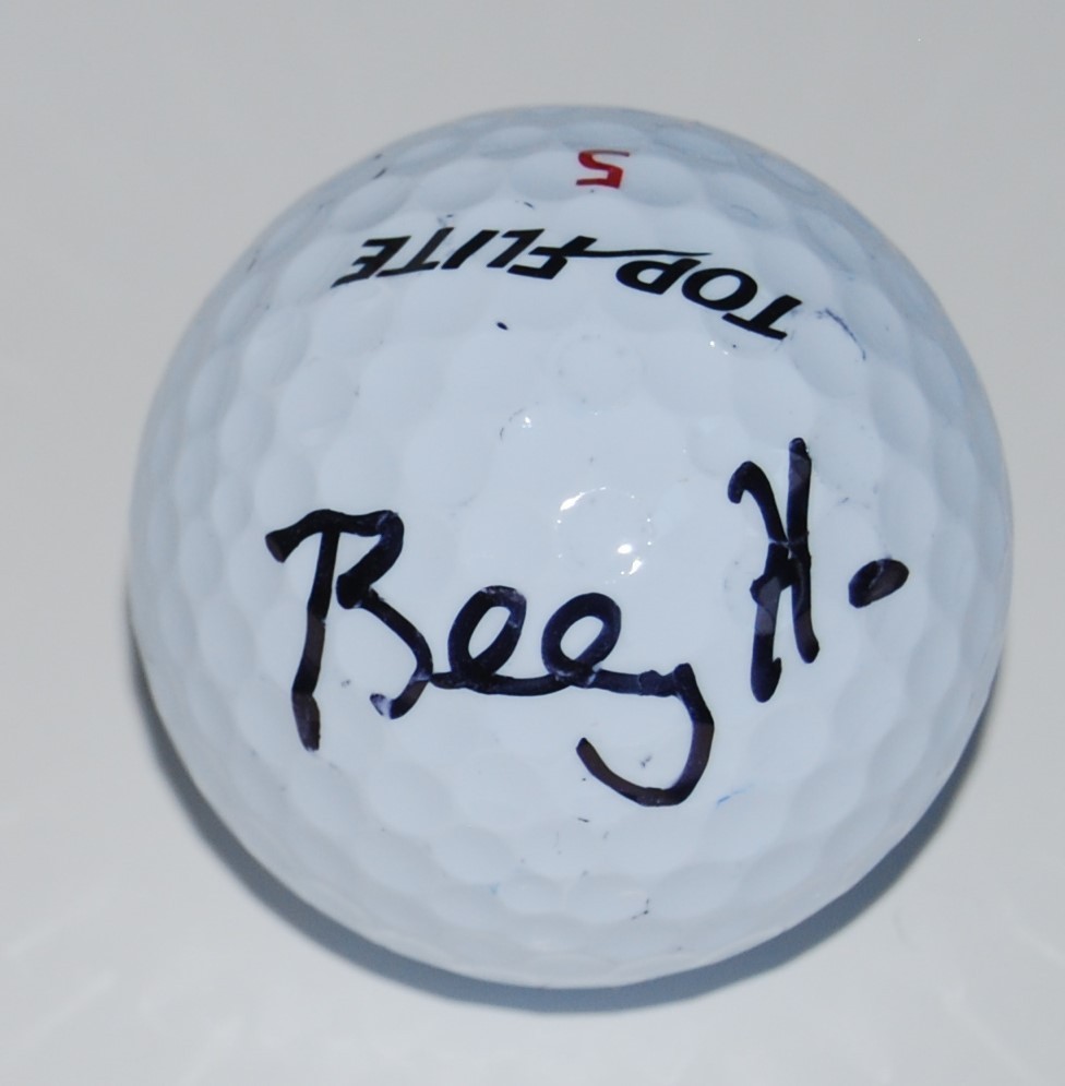 BILLY HORSCHEL signed (PGA GOLF BALL) *The Tour Championship* W/COA Collectible Memorabilia