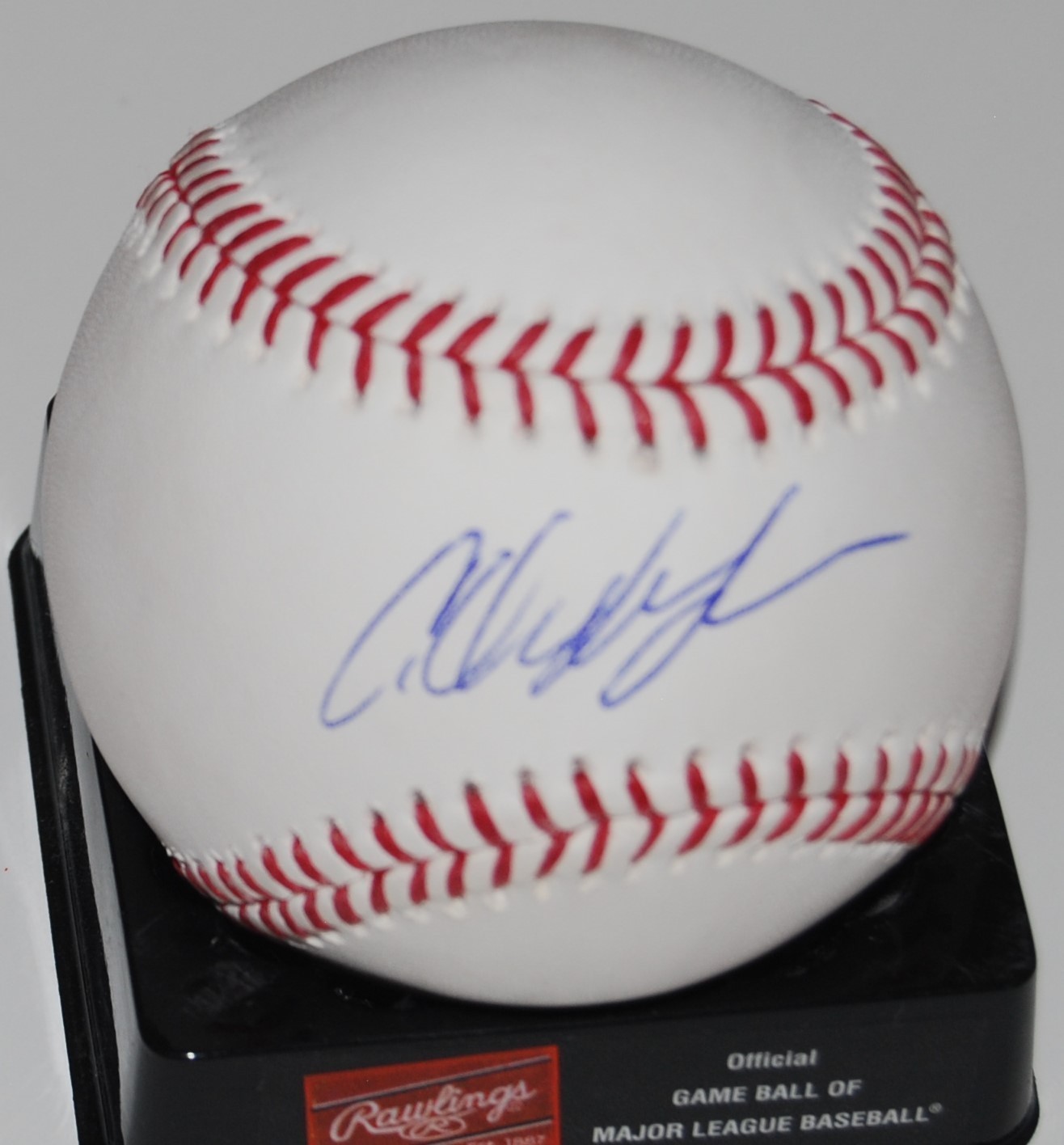 CHAD DE LA GUERRA signed (BOSTON RED SOX) Official Major League baseball W/COA Collectible Memorabilia