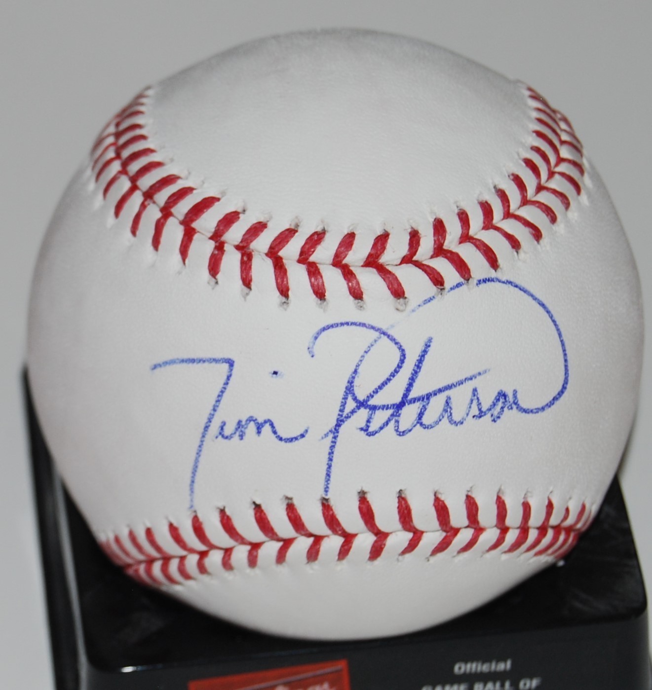 TIM PETERSON signed (NEW YORK METS) Official Major League baseball W/COA Collectible Memorabilia