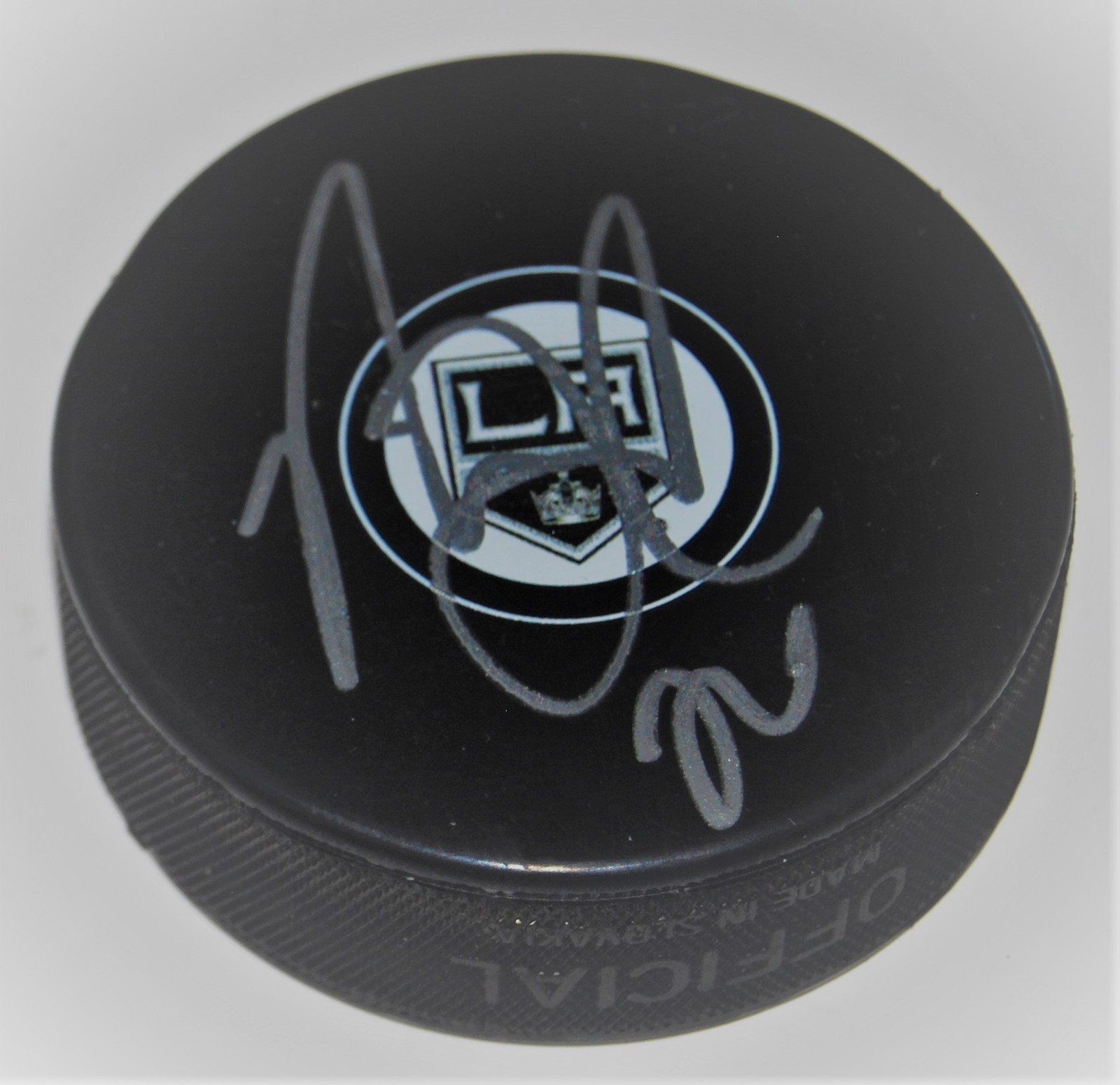 NICK SHORE signed (LOS ANGELES KINGS) souvenir logo hockey puck W/COA Collectible Memorabilia