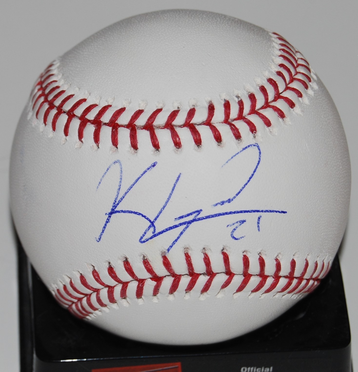 KELVIN GUTIERREZ signed Official Major League ball (WASHINGTON NATIONALS) W/COA Collectible Memorabilia