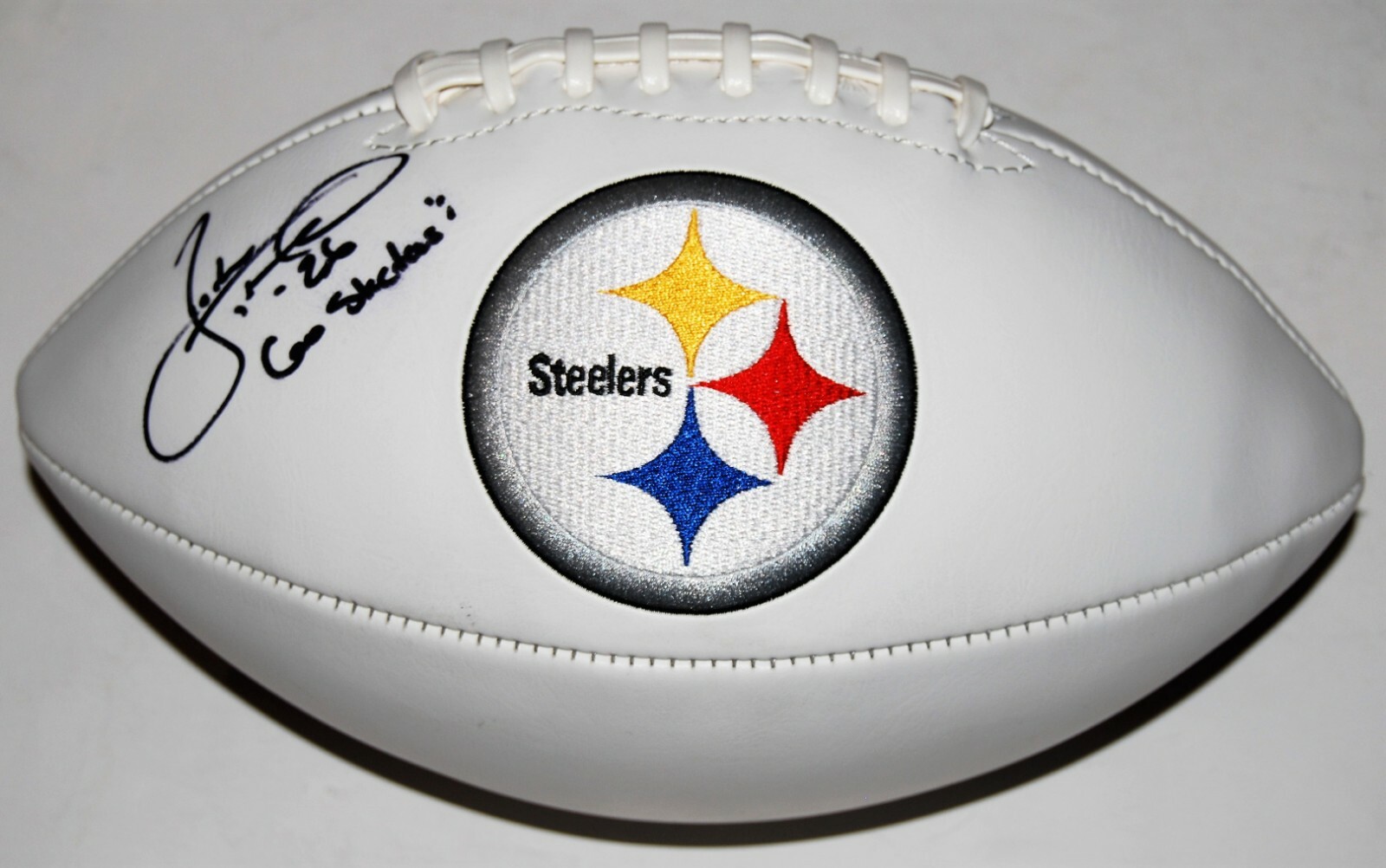 DESHEA TOWNSEND signed (PITTSBURGH STEELERS) logo autographed football W/COA Collectible Memorabilia