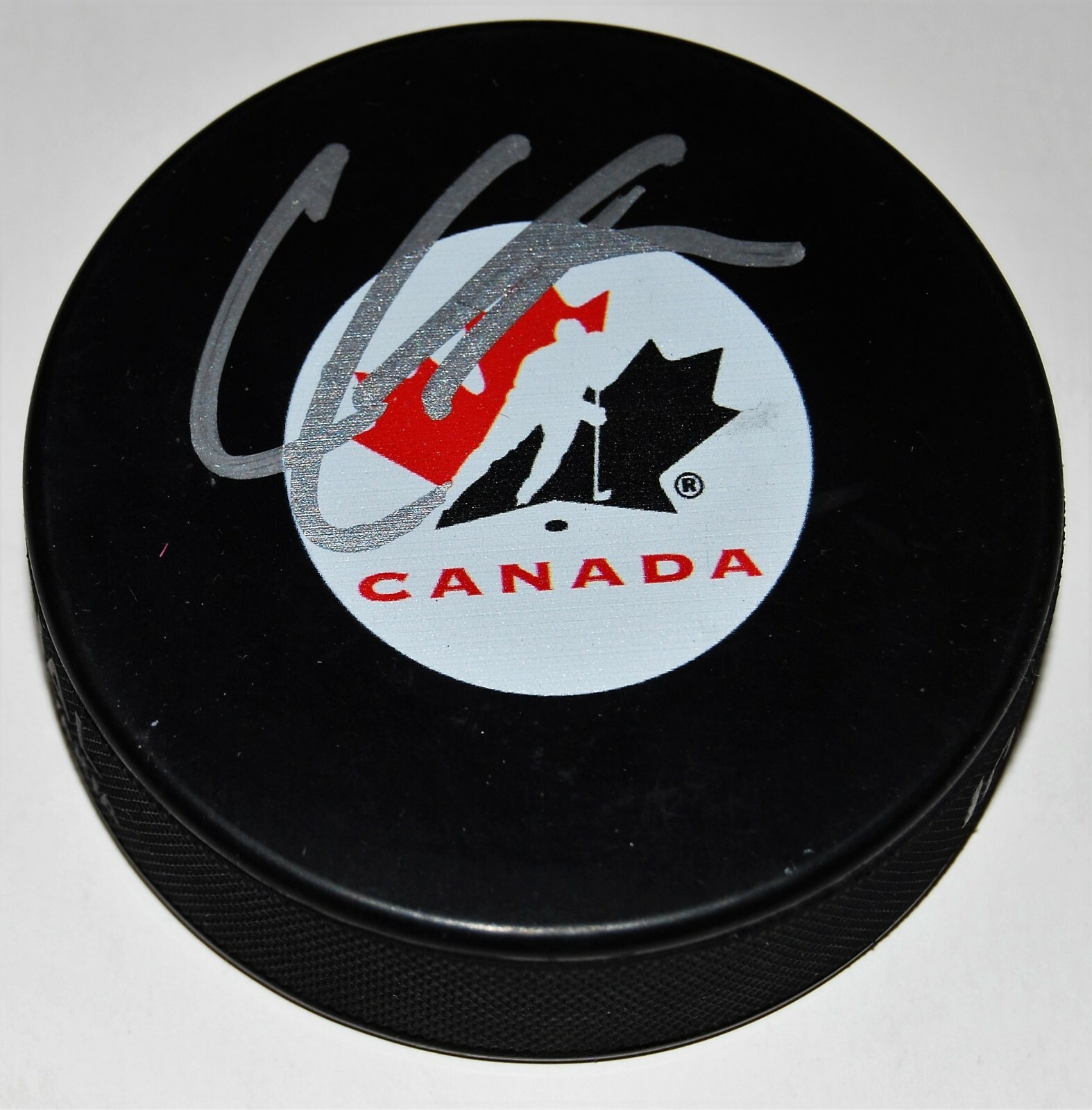 CODY GLASS signed (LAS VEGAS GOLDEN KNIGHTS) Team Canada hockey puck W/COA Collectible Memorabilia