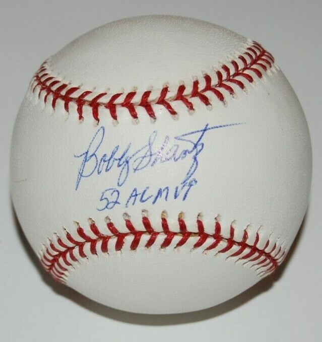 BOBBY SHANTZ signed (NEW YORK YANKEES) 1952 AL MVP MLB baseball Authenticated Collectible Memorabilia