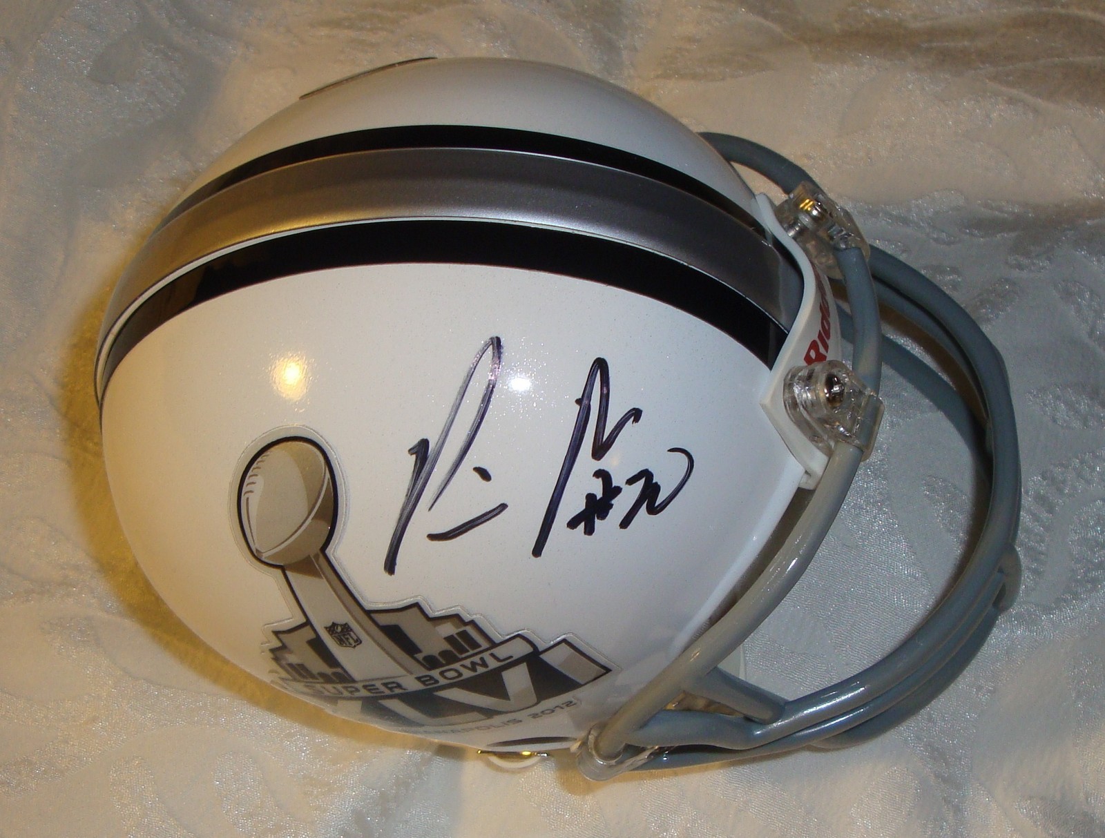 Prince Amukamara Signed Super Bowl XLVI Mini Helmet w/COA 46 Giants Patriots Collectible Memorabilia
