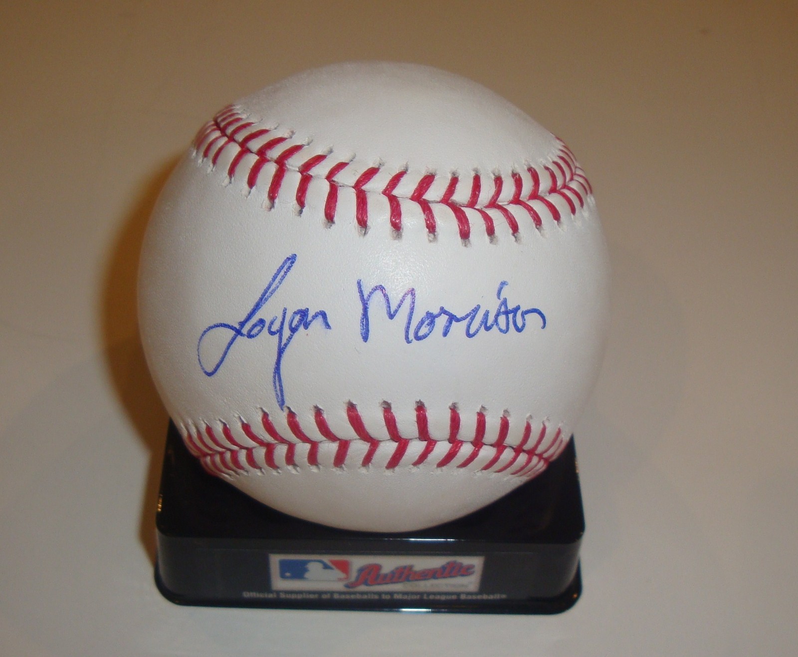 Logan Morrison Signed Baseball w/COA 2012 Miami Marlins Official MLB Collectible Memorabilia