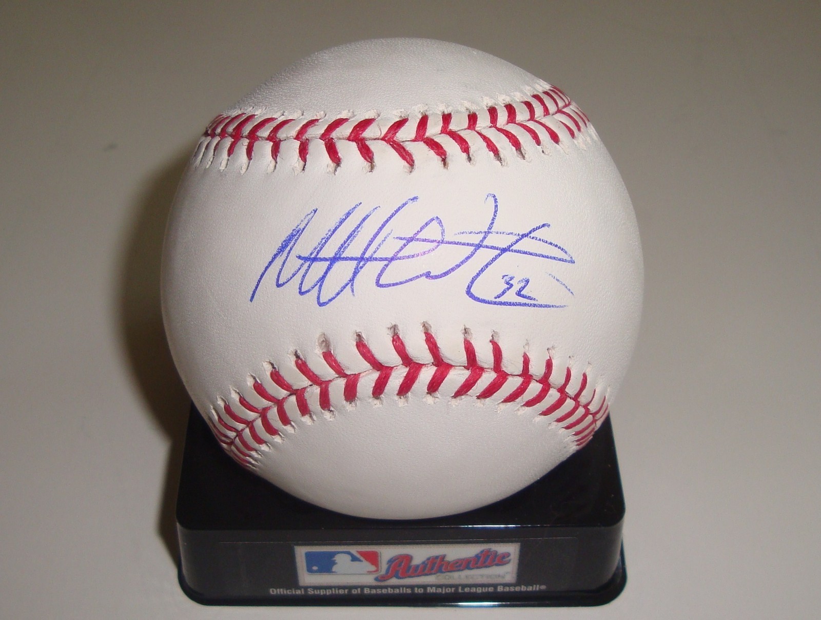 Matt Wieters Signed Baseball w/COA Official MLB 2012 Baltimore Orioles #1 Collectible Memorabilia