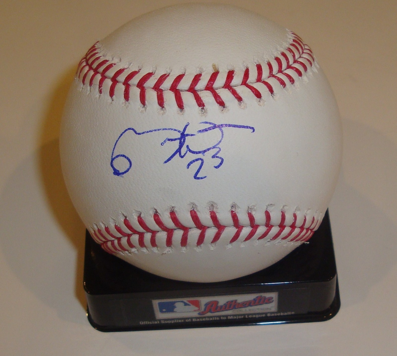 Rickie Weeks Signed Baseball w/COA Official MLB 2012 Milwaukee Brewers #23 Collectible Memorabilia