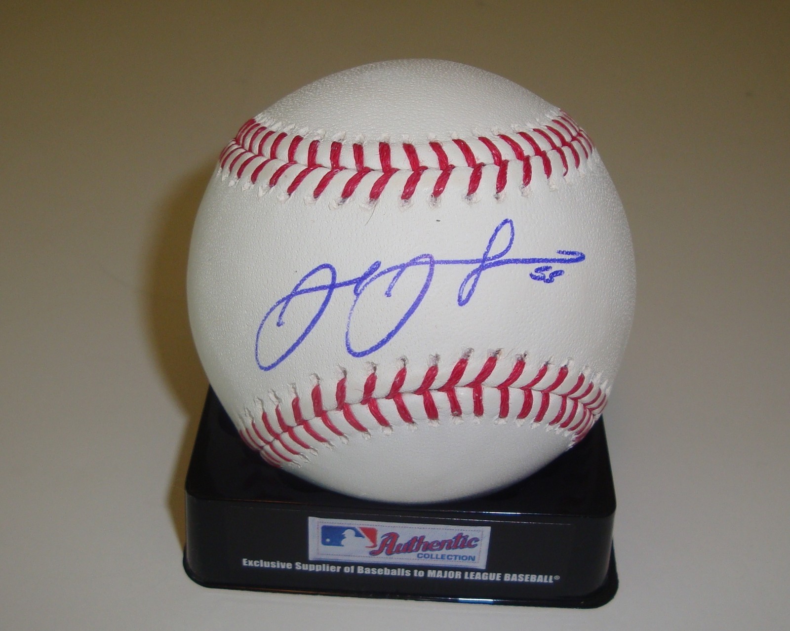 Josh Johnson Signed Official Major League Game Baseball w/COA Marlins Collectible Memorabilia