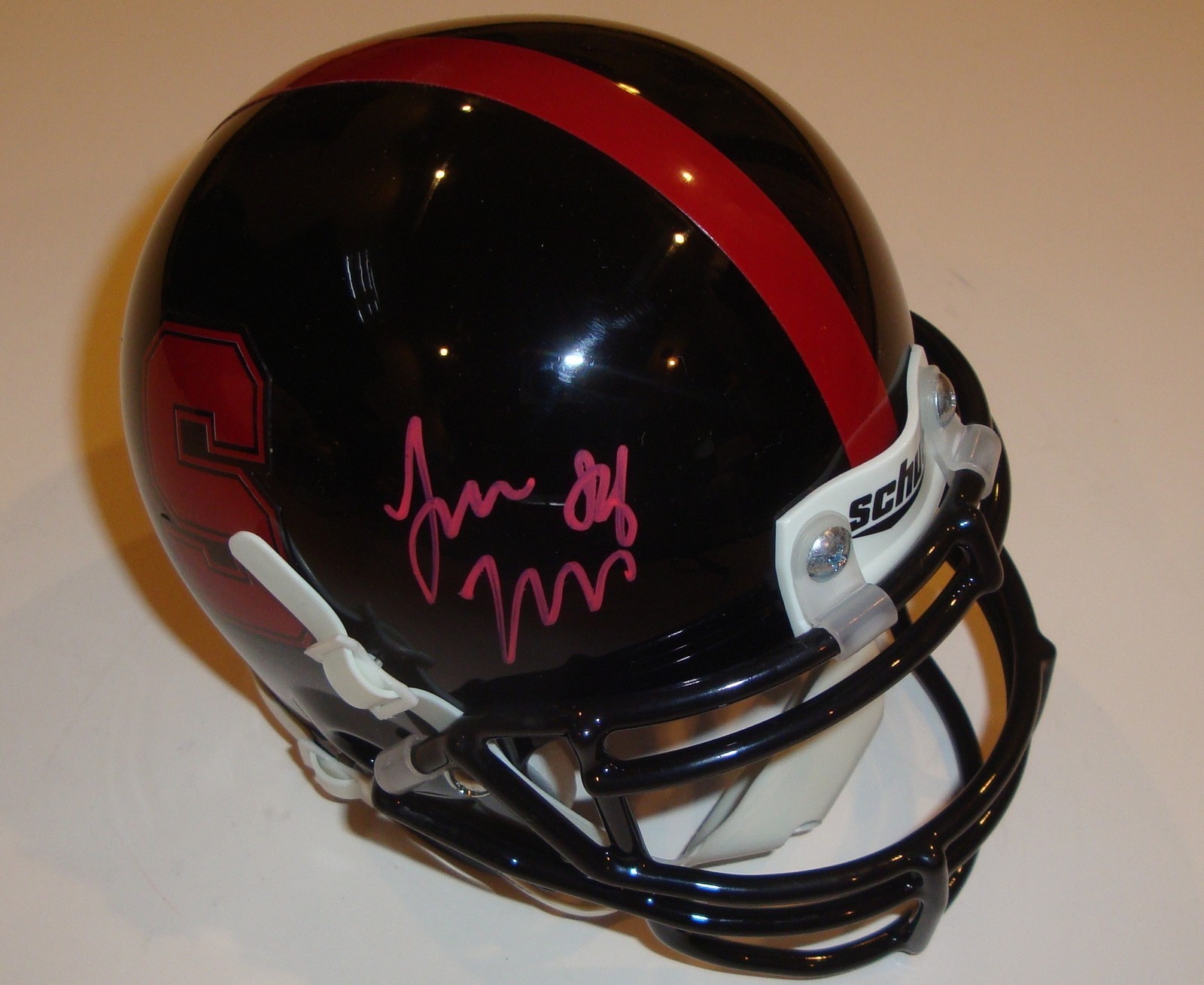 Josh Nunes Signed Stanford Cardinals Mini Helmet w/COA 2012 Stepfan Taylor #1 Collectible Memorabilia