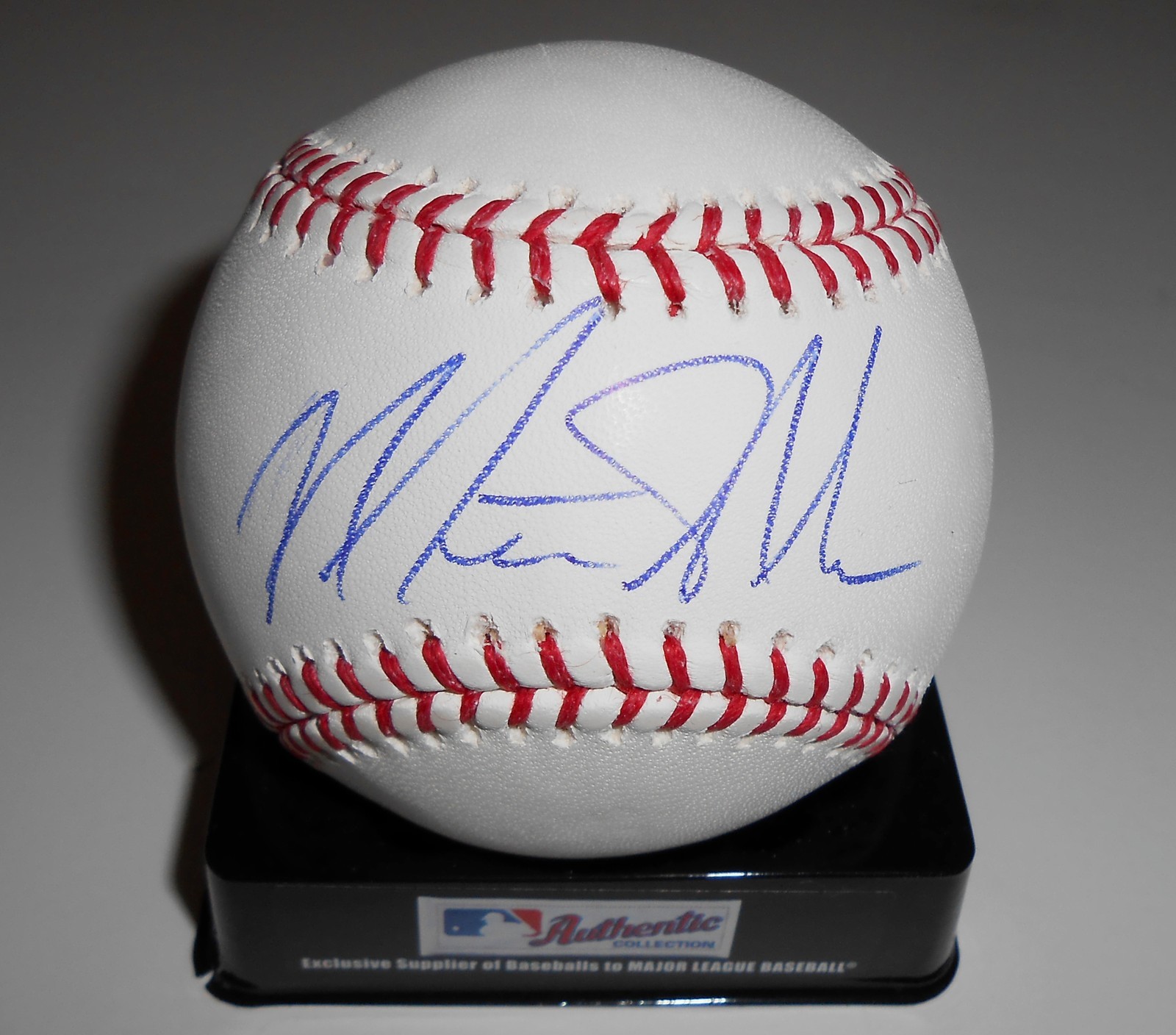 Matt Skole Signed Official Major League Game Baseball w/COA Nationals Collectible Memorabilia