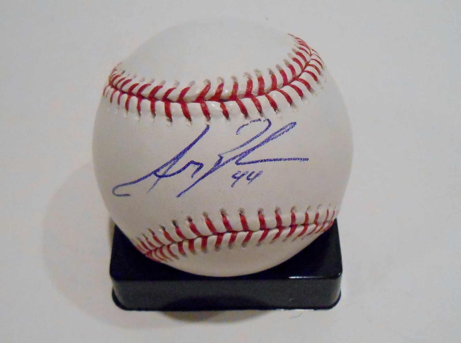 John Buck Signed Official Major League Game Baseball w/COA N.Y. Mets Marlins Collectible Memorabilia
