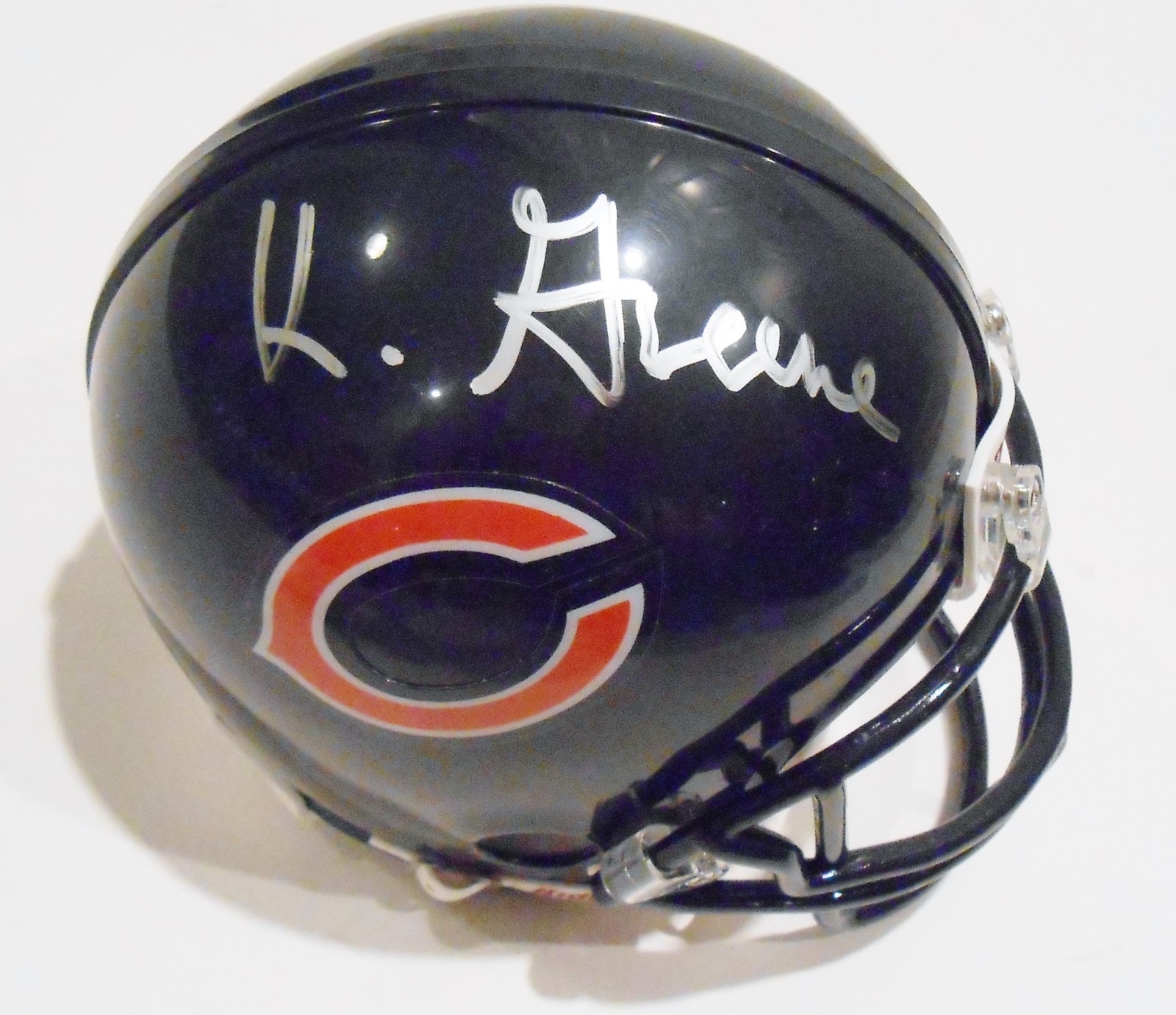 Khaseem Green Signed Chicago Bears Mini Replica Football Helmet w/COA Collectible Memorabilia